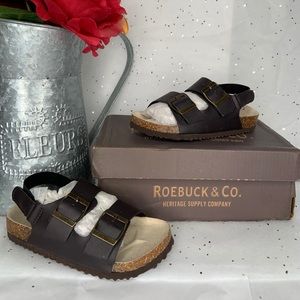 Boys- Roebuck & Co. Brown Leather Sandals !!